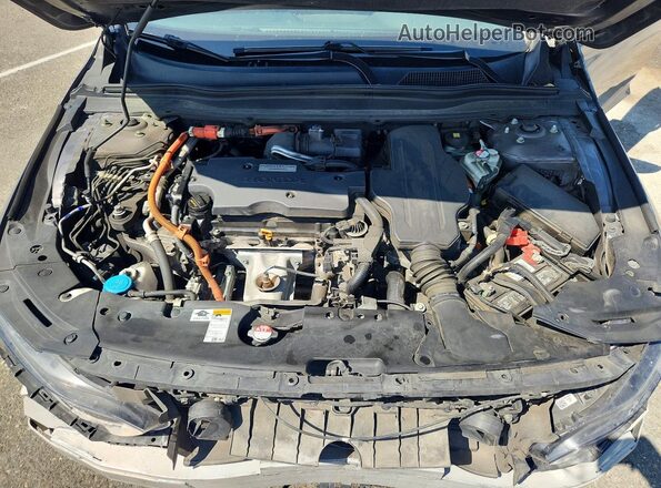 1HGCV3F11MA002969 2021 HONDA ACCORD Gray უკანა სალონის ხედი