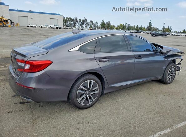 1HGCV3F12KA004436 2019 HONDA ACCORD Gray Задня права чверть