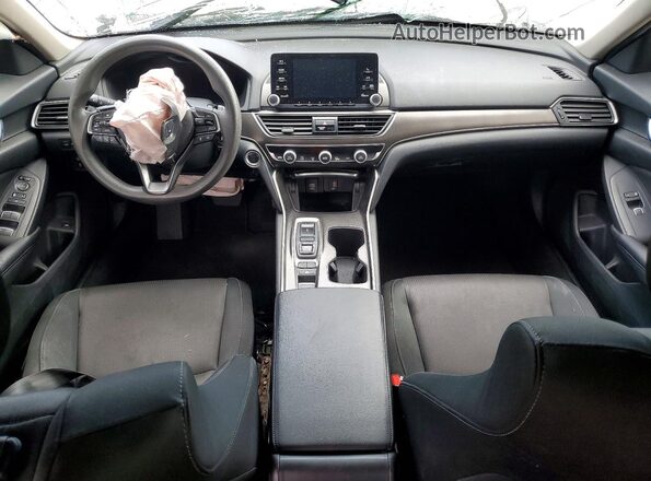 1HGCV3F12KA004436 2019 HONDA ACCORD Gray Вид панелі приладів