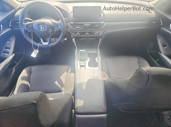 1HGCV3F12MA014774 2021 HONDA ACCORD Silver წინა პანელის ხედი