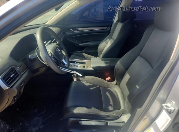 1HGCV3F12MA014774 2021 HONDA ACCORD Silver წინა სალონის ხედი