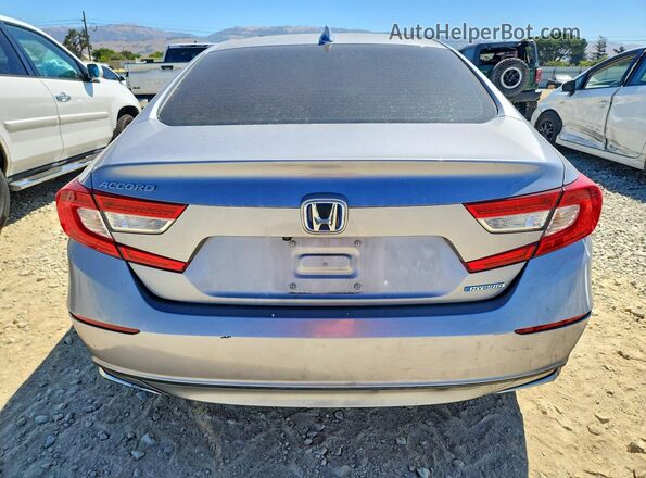 1HGCV3F12MA014774 2021 HONDA ACCORD Silver უკანა ხედი