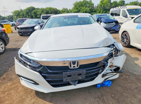 1HGCV3F13KA000394 2019 HONDA ACCORD White Вид спереду