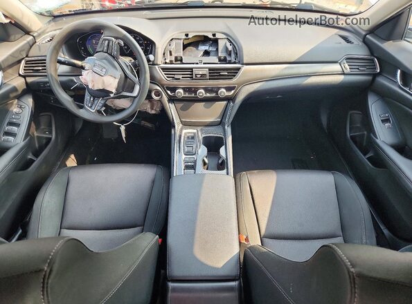 1HGCV3F13KA000394 2019 HONDA ACCORD White Вид панелі приладів