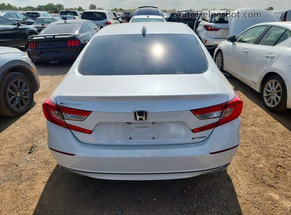 1HGCV3F14NA004247 2022 HONDA ACCORD White Widok z tyłu