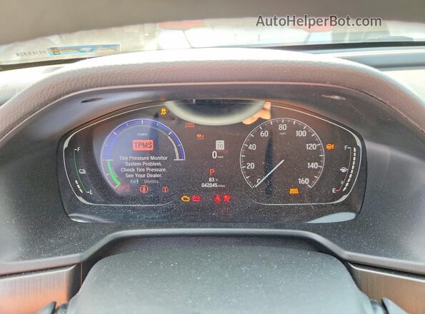 1HGCV3F14NA004247 2022 HONDA ACCORD White Widok zestawu wskaźników
