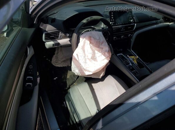 1HGCV3F15JA011105 2018 HONDA ACCORD Gray Առջևի վահանակի տեսք