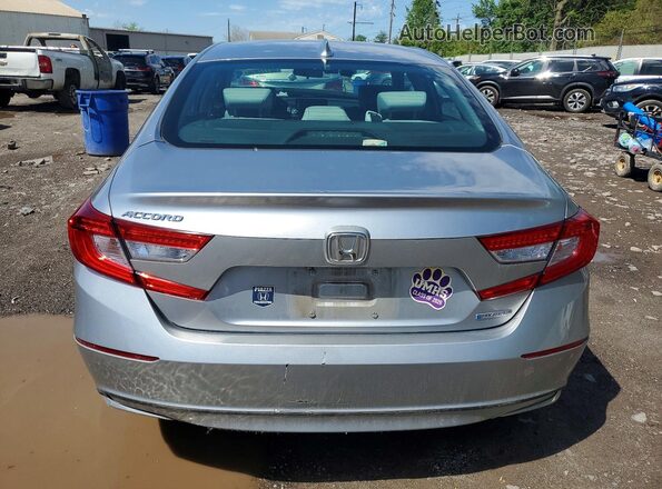 1HGCV3F15JA011105 2018 HONDA ACCORD Gray Հետևի տեսք