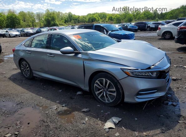 1HGCV3F15JA011105 2018 HONDA ACCORD Gray Առջևի աջ