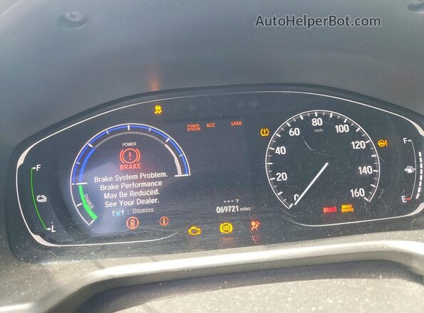 1HGCV3F15JA011105 2018 HONDA ACCORD Gray Սարքավորումների վահանակի տեսք