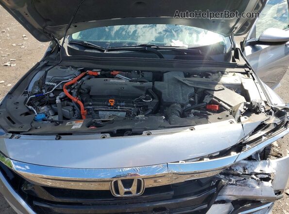 1HGCV3F15JA011105 2018 HONDA ACCORD Gray Սալոնի հետևի տեսք