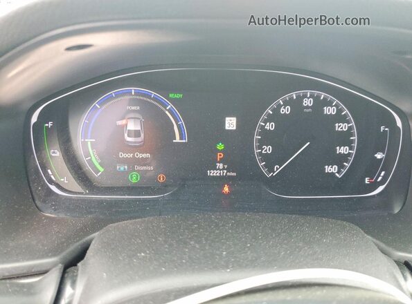 1HGCV3F16JA003983 2018 HONDA ACCORD White Vista del cuadro de instrumentos