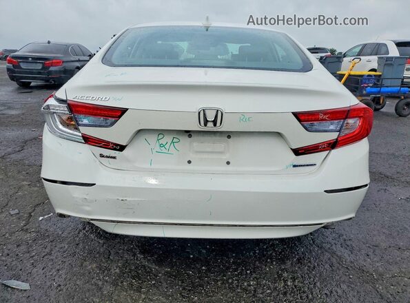 1HGCV3F16JA003983 2018 HONDA ACCORD White Vista trasera