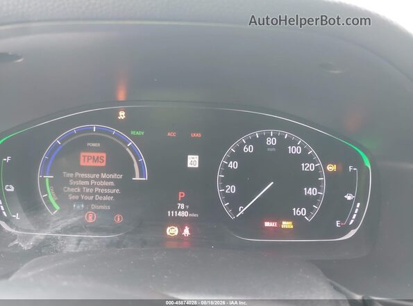1HGCV3F17KA002195 2019 HONDA ACCORD Серебряный Вид задних сидений