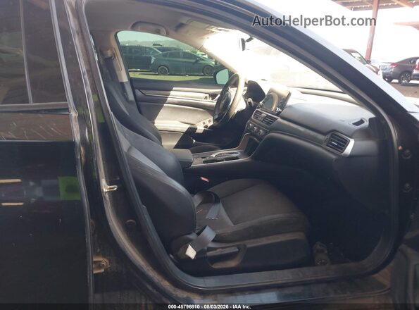 1HGCV3F17KA005372 2019 HONDA ACCORD Black Սալոնի դիմացի տեսք
