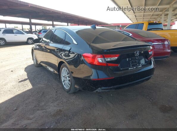 1HGCV3F17KA005372 2019 HONDA ACCORD Black Հետևի ձախ