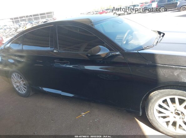 1HGCV3F17KA005372 2019 HONDA ACCORD Black Սալոնի հետևի տեսք