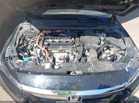 1HGCV3F17KA005372 2019 HONDA ACCORD Black Հետևի տեսք