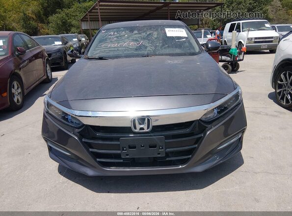 1HGCV3F17KA019711 2019 HONDA ACCORD Серый Вид спереди