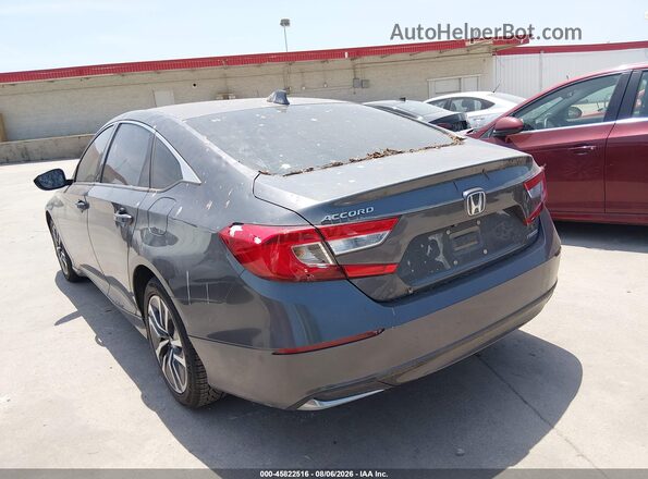 1HGCV3F17KA019711 2019 HONDA ACCORD Серый Задняя левая четверть