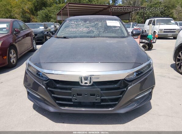 1HGCV3F17KA019711 2019 HONDA ACCORD Серый Вид панели приборов