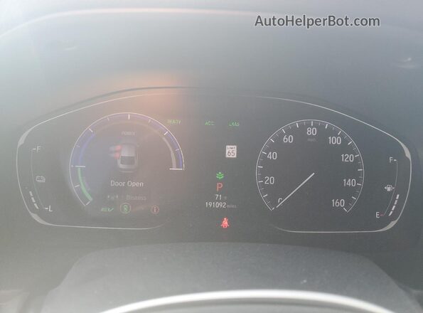 1HGCV3F17LA003364 2020 HONDA ACCORD Gray ხელსაწყოთა პანელის ხედი