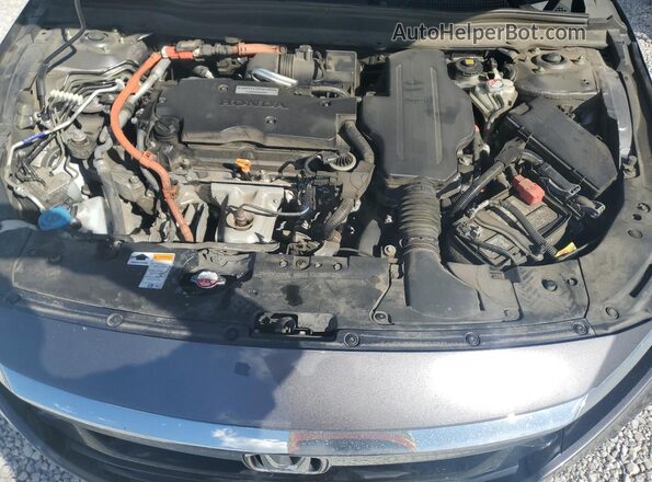 1HGCV3F17LA003364 2020 HONDA ACCORD Gray უკანა სალონის ხედი