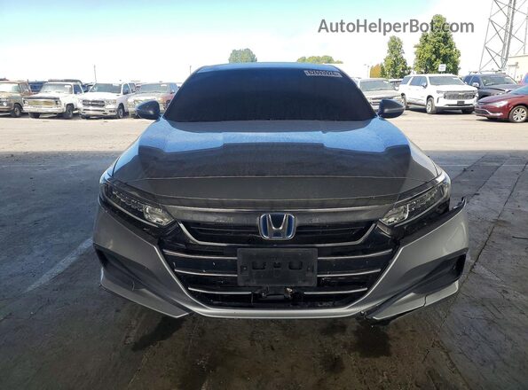 1HGCV3F18MA014746 2021 HONDA ACCORD Silver Դիմացի տեսք