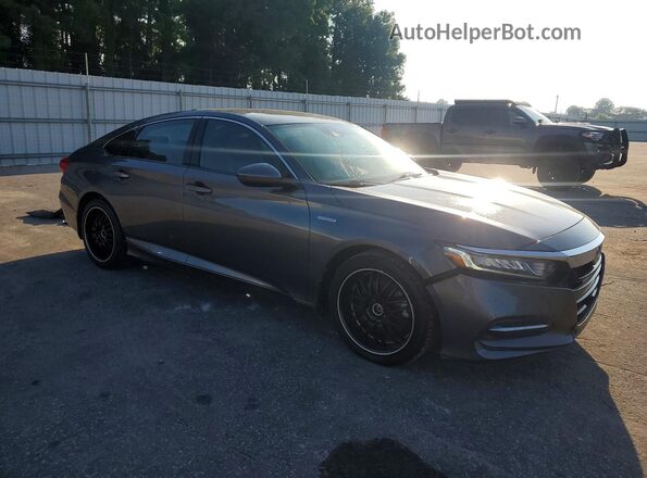1HGCV3F19JA007543 2018 HONDA ACCORD Gray წინა მარჯვენა