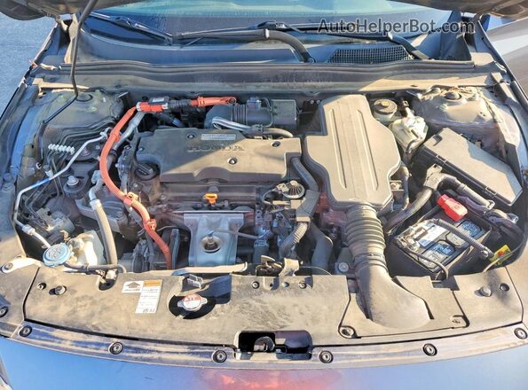 1HGCV3F19JA007543 2018 HONDA ACCORD Gray უკანა სალონის ხედი