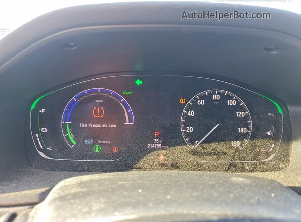 1HGCV3F19JA007543 2018 HONDA ACCORD Gray ხელსაწყოთა პანელის ხედი