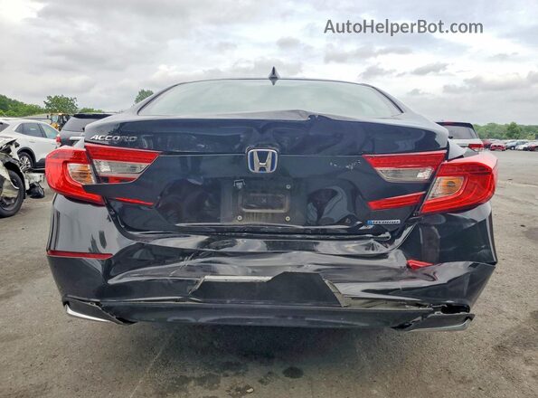 1HGCV3F19MA000998 2021 HONDA ACCORD Черный Вид сзади