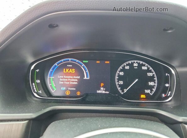 1HGCV3F1XLA005240 2020 HONDA ACCORD Silver Սարքավորումների վահանակի տեսք
