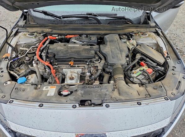 1HGCV3F1XLA005240 2020 HONDA ACCORD Silver Սալոնի հետևի տեսք