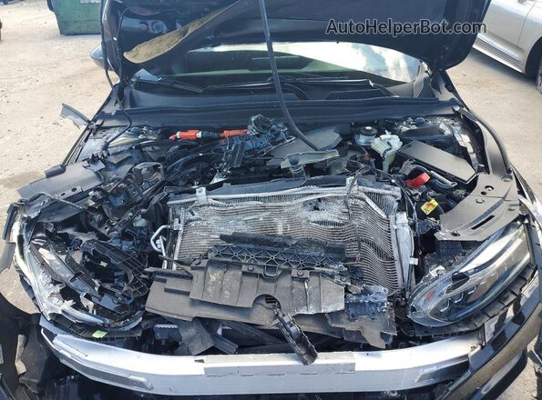 1HGCV3F20NA026514 2022 HONDA ACCORD Черный Вид задней части салона