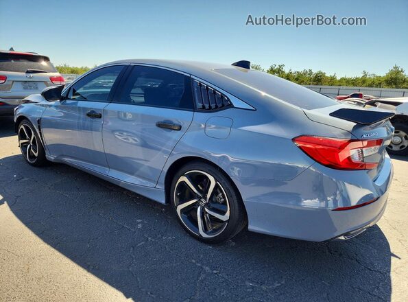 1HGCV3F20NA033060 2022 HONDA ACCORD Серый Задняя левая четверть
