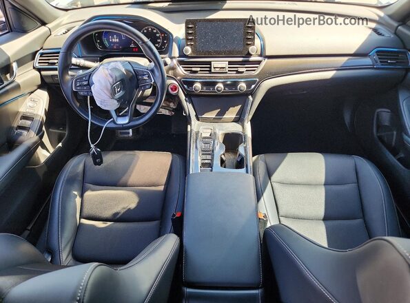 1HGCV3F20NA033060 2022 HONDA ACCORD Серый Вид панели приборов