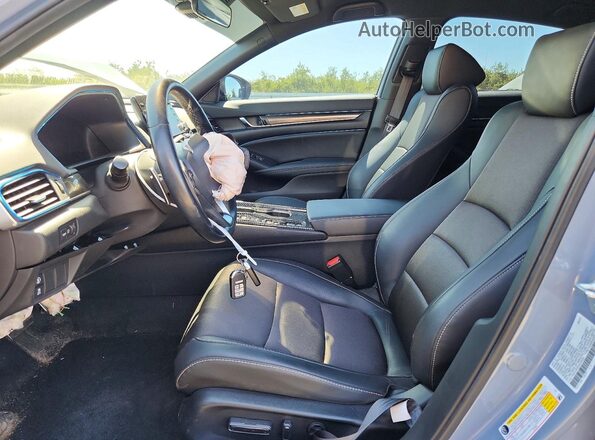 1HGCV3F20NA033060 2022 HONDA ACCORD Серый Вид салона спереди