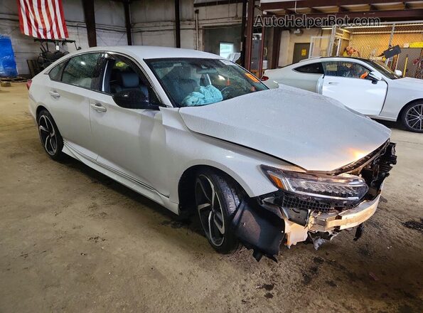 1HGCV3F20NA034399 2022 HONDA ACCORD White Przód prawy