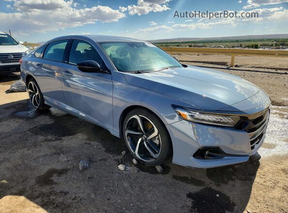 1HGCV3F20NA042230 2022 HONDA ACCORD Серый Передняя правая четверть