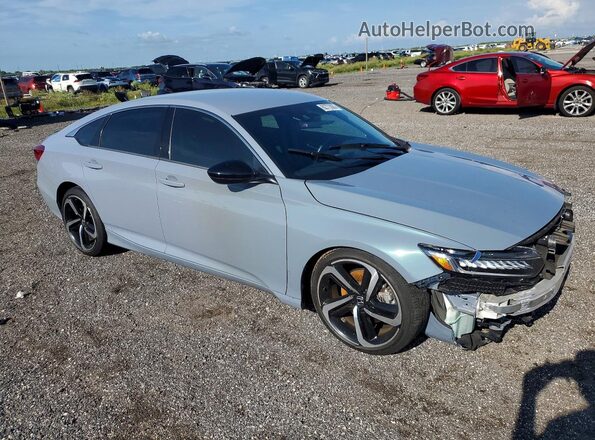 1HGCV3F21NA010371 2022 HONDA ACCORD Gray წინა მარჯვენა