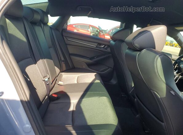1HGCV3F21NA010371 2022 HONDA ACCORD Gray უკანა სავარძლების ხედი