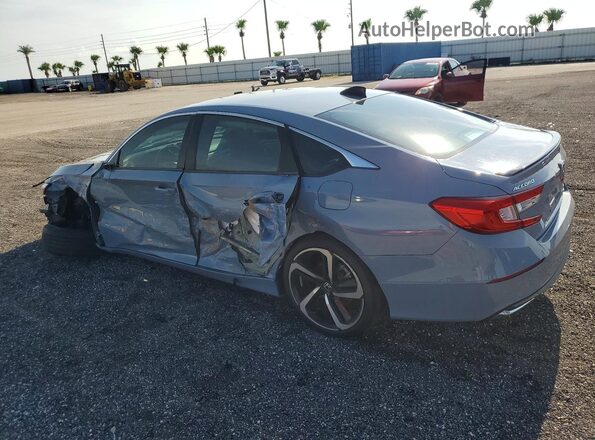 1HGCV3F21NA010371 2022 HONDA ACCORD Gray უკანა მარცხენა