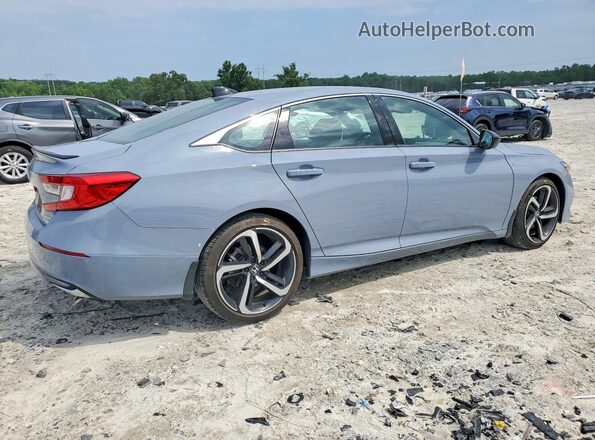 1HGCV3F21NA029731 2022 HONDA ACCORD Серый Задняя правая четверть