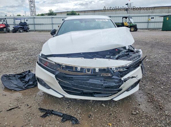 1HGCV3F22NA016826 2022 HONDA ACCORD White Widok z przodu