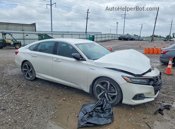 1HGCV3F22NA016826 2022 HONDA ACCORD White Przód prawy