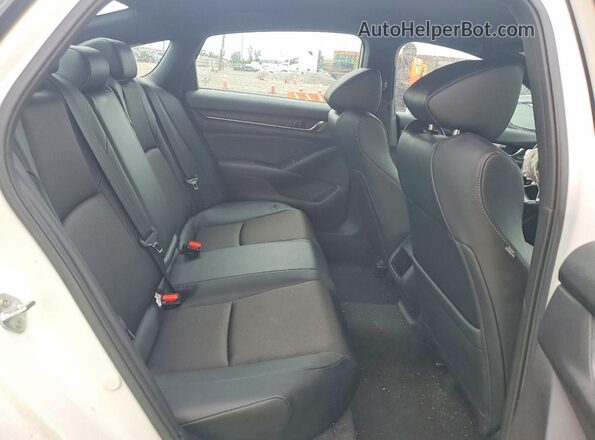 1HGCV3F22NA016826 2022 HONDA ACCORD White Widok tylnych siedzeń