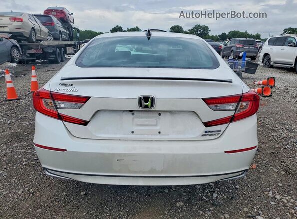 1HGCV3F22NA016826 2022 HONDA ACCORD White Widok z tyłu