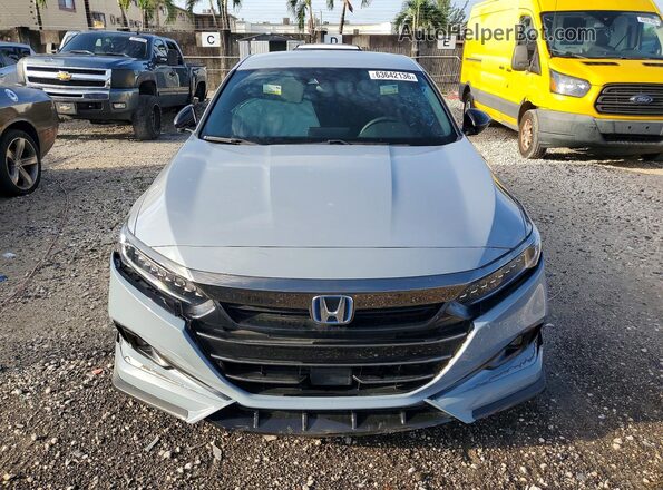1HGCV3F23NA048071 2022 HONDA ACCORD Gray Вид спереду
