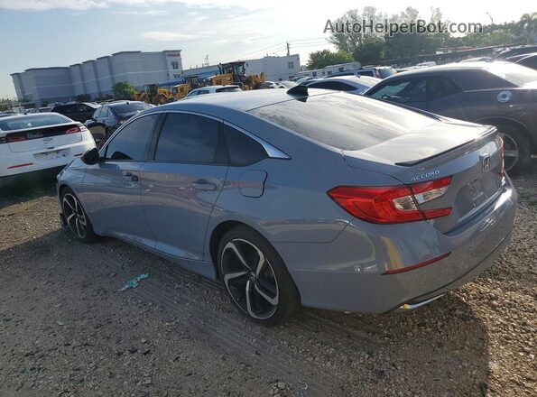 1HGCV3F23NA048071 2022 HONDA ACCORD Gray Задня ліва чверть